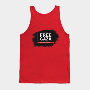 Free Gaza & Save Gaza Tank Top